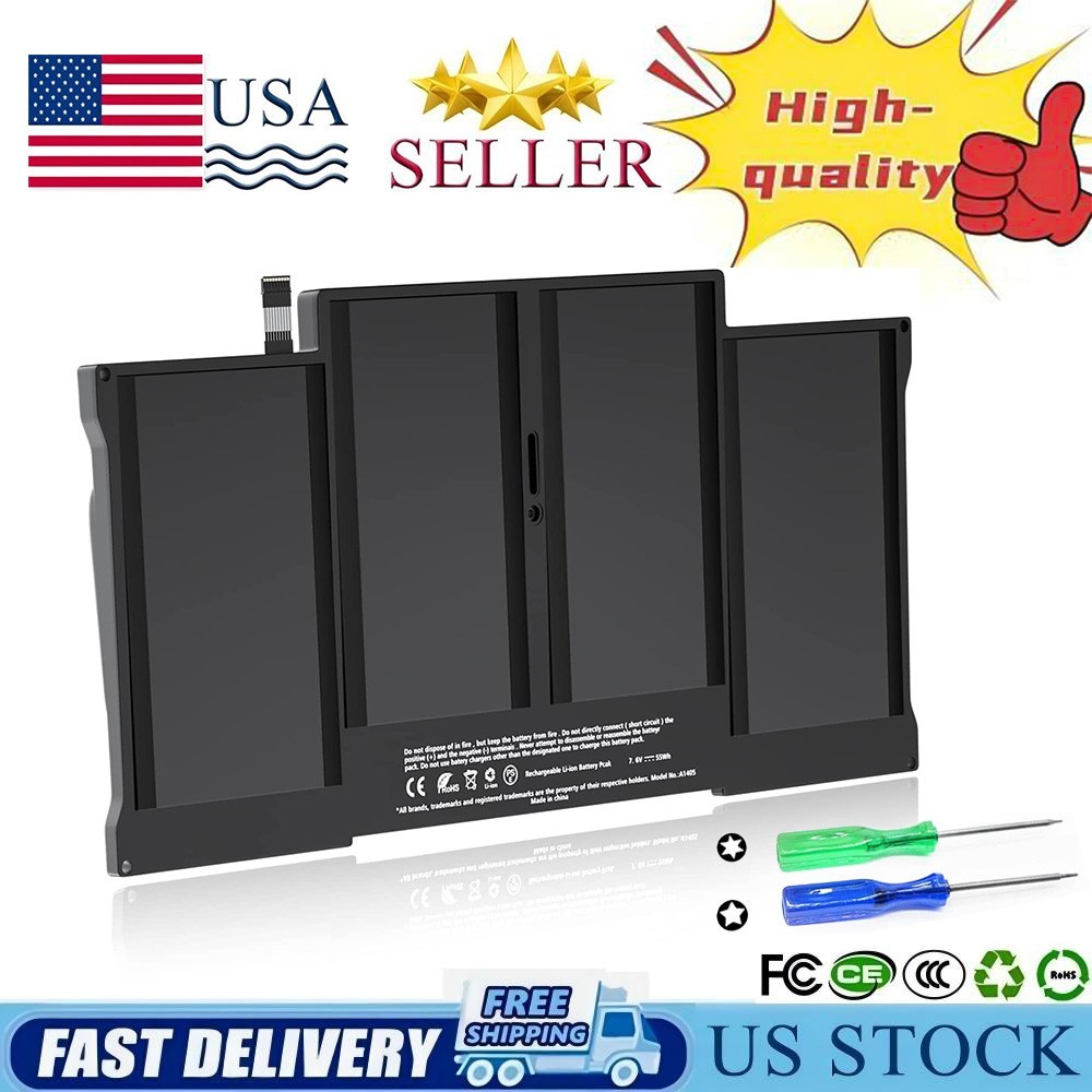 A1405 A1496 Battery For Apple Macbook Air 13 inch A1466 2013 2014 2015 2017 55Wh