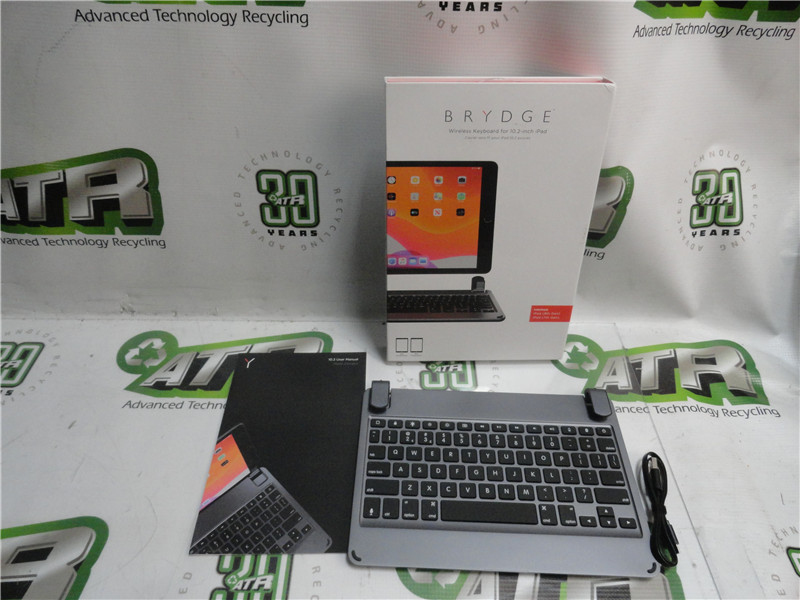 Brydge BRY80022 Bluetooth Keyboard for 10.2" iPad 7th 8th 9th Gen Space Gray