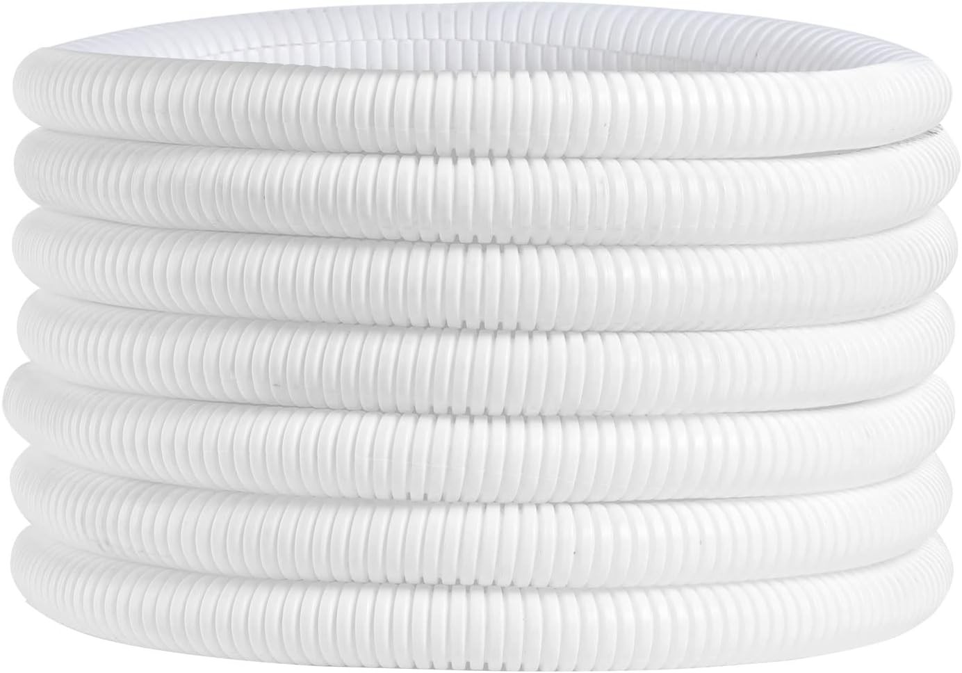 30ft Pet-Proof Cord Protector Cable Cover Wire Loom Tubing for Dogs Cats White