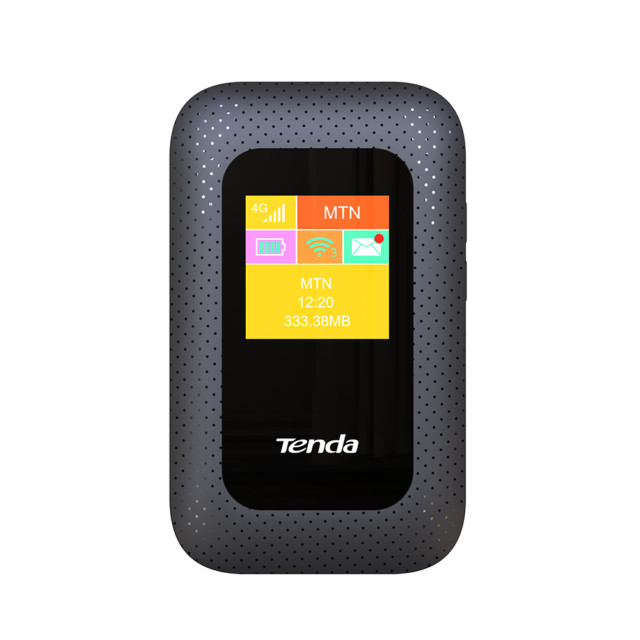 Tenda 4G185 150 Mbps 4G Mobile Hotspot Device - Black