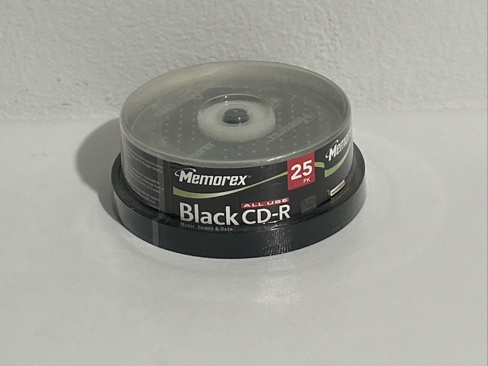 Memorex Black CD-R 25 Pack - 40X/700MB/80 Min