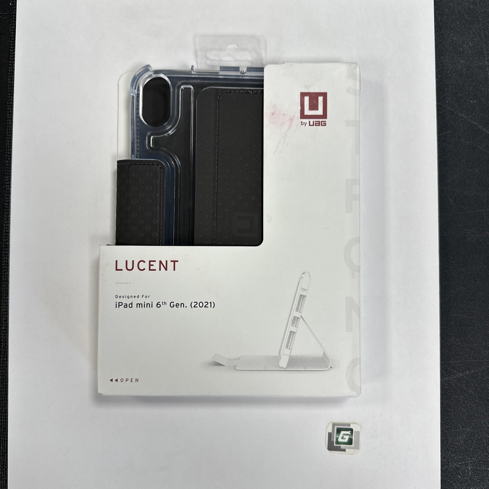 UAG Lucent Apple iPad mini 6th Gen Smart Folio Case Black Open Box