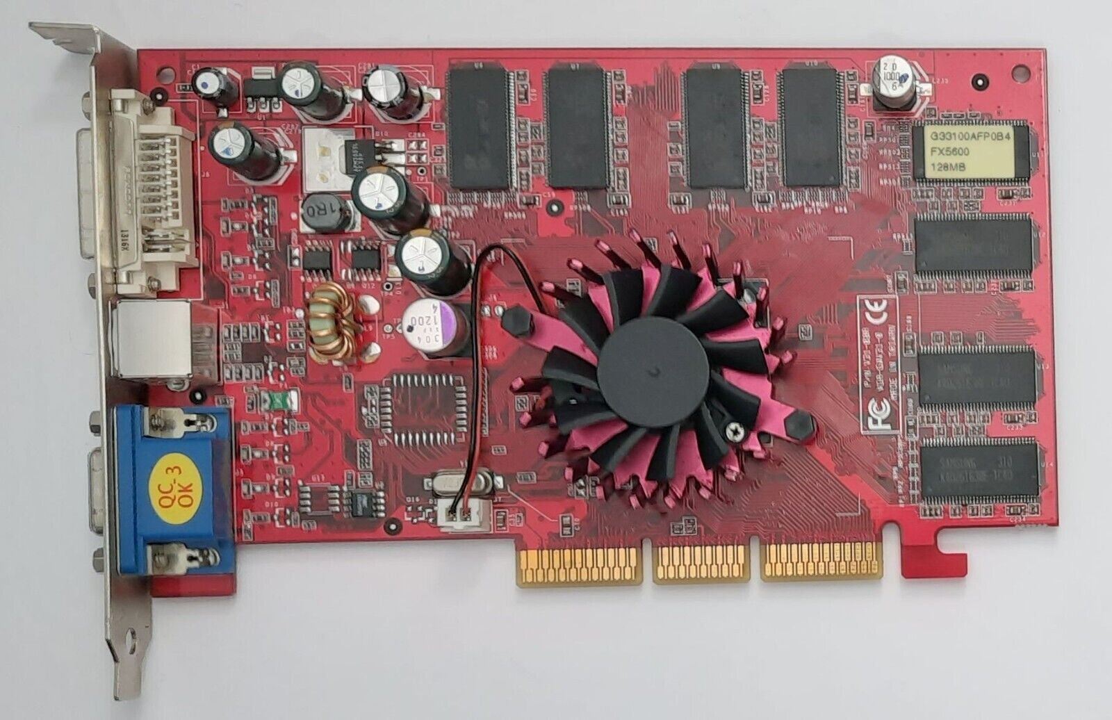 Gainward GeForce FX5600 AGP Graphics Card (Nvidia, 128MB, Retro, 2003)