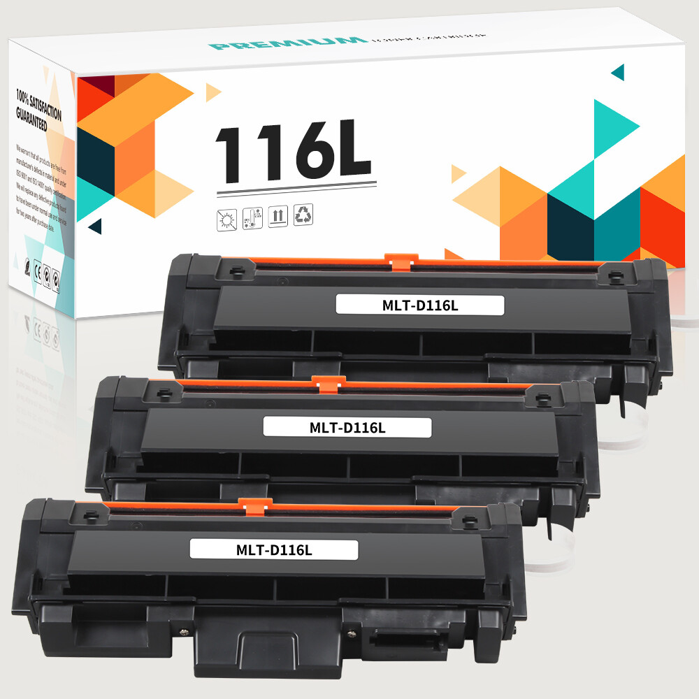 1-8PK MLT-D116L BK Toner Cartridge Lot Fits for SAMSUNG M2626D M2676N M2836