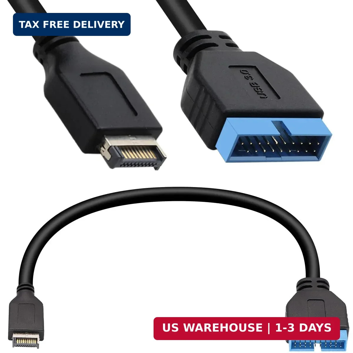 USB 3.1 Front Panel Type-E Header to USB 3.0 19/20Pin Header Motherboard Extensi