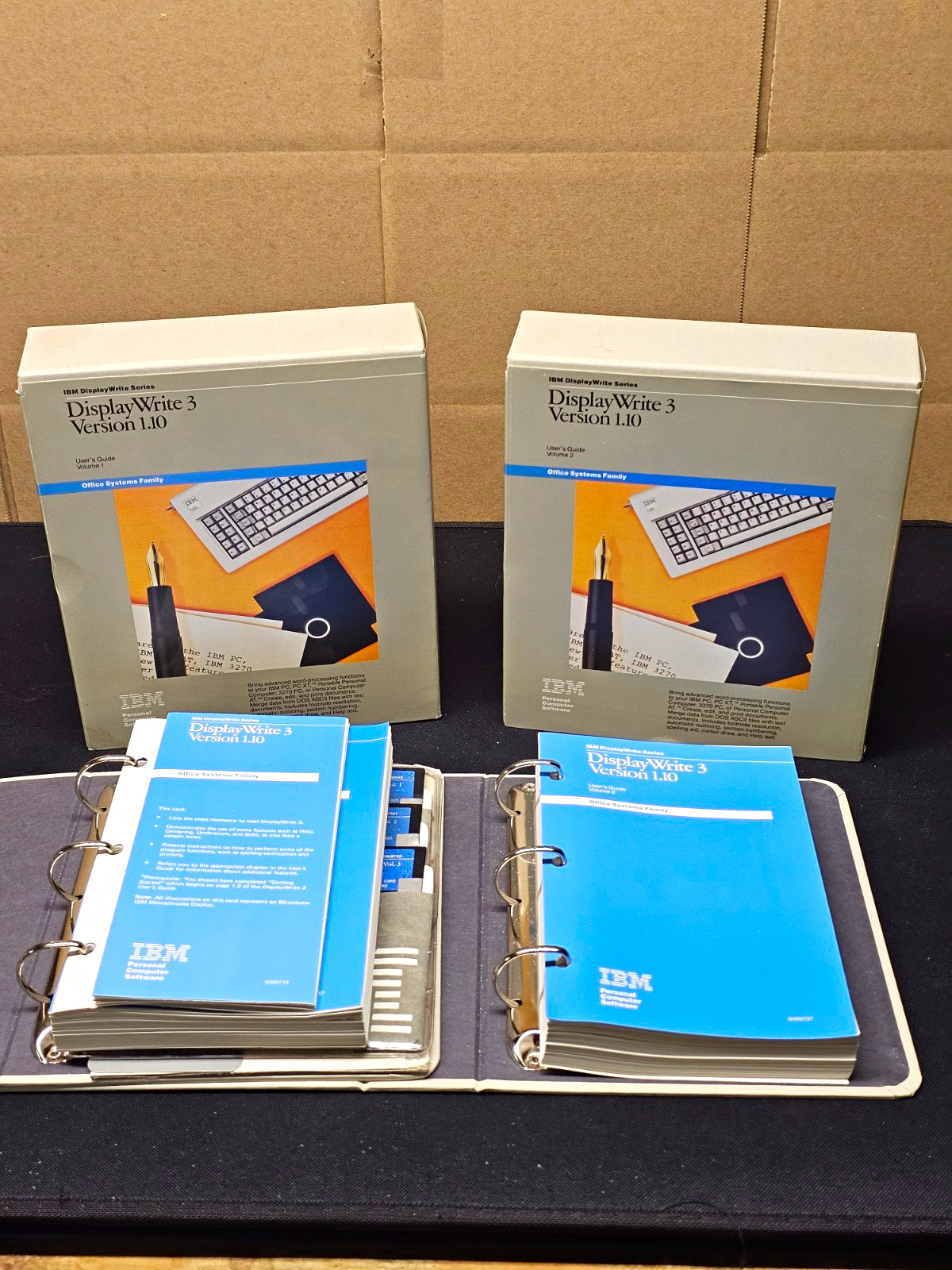 Vintage IBM DisplayWrite 3 Version 1.10 Complete Software Bundle DOS 1985