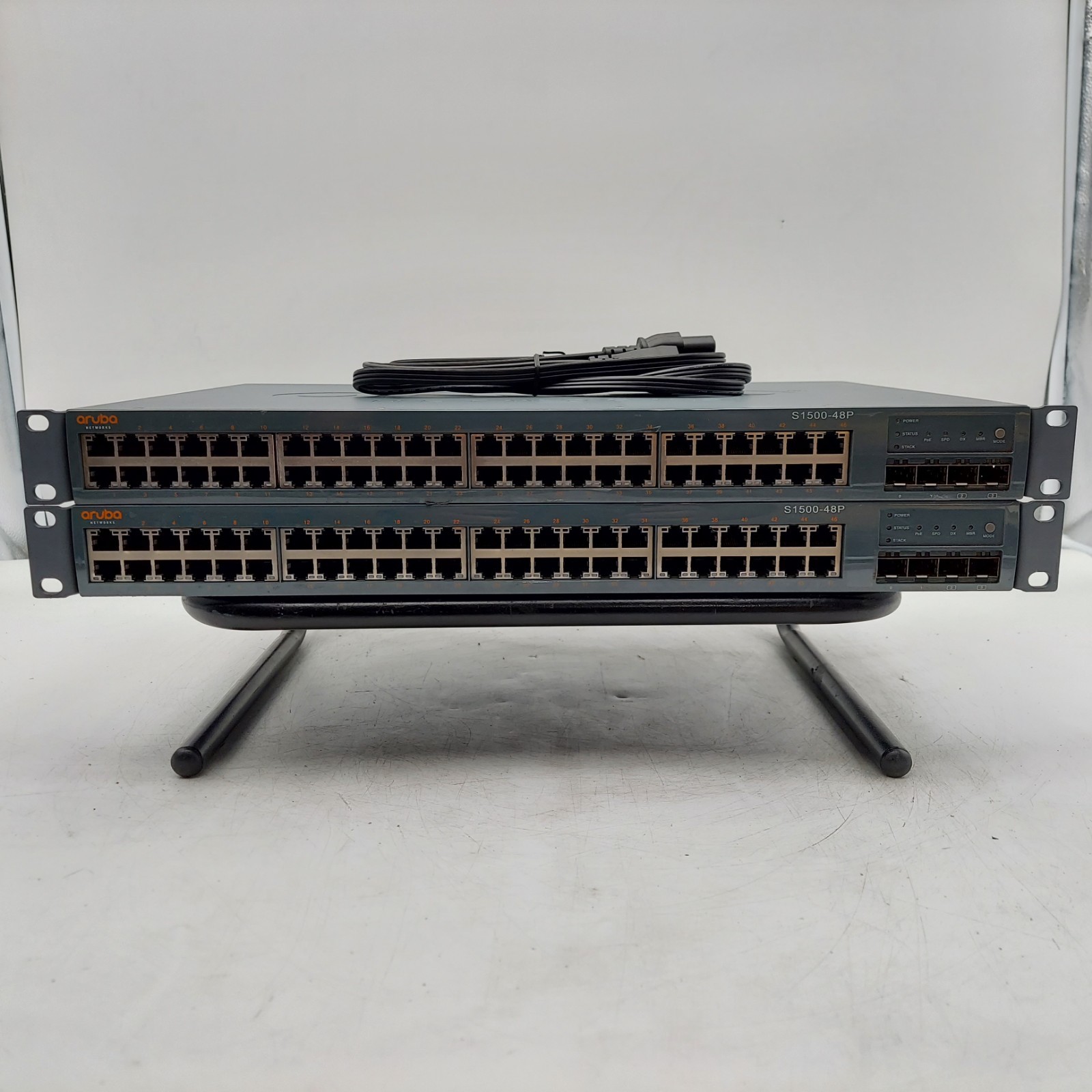 LOT OF 2 Aruba S1500-48P Networks Mobility Access Switch  ARSW1548