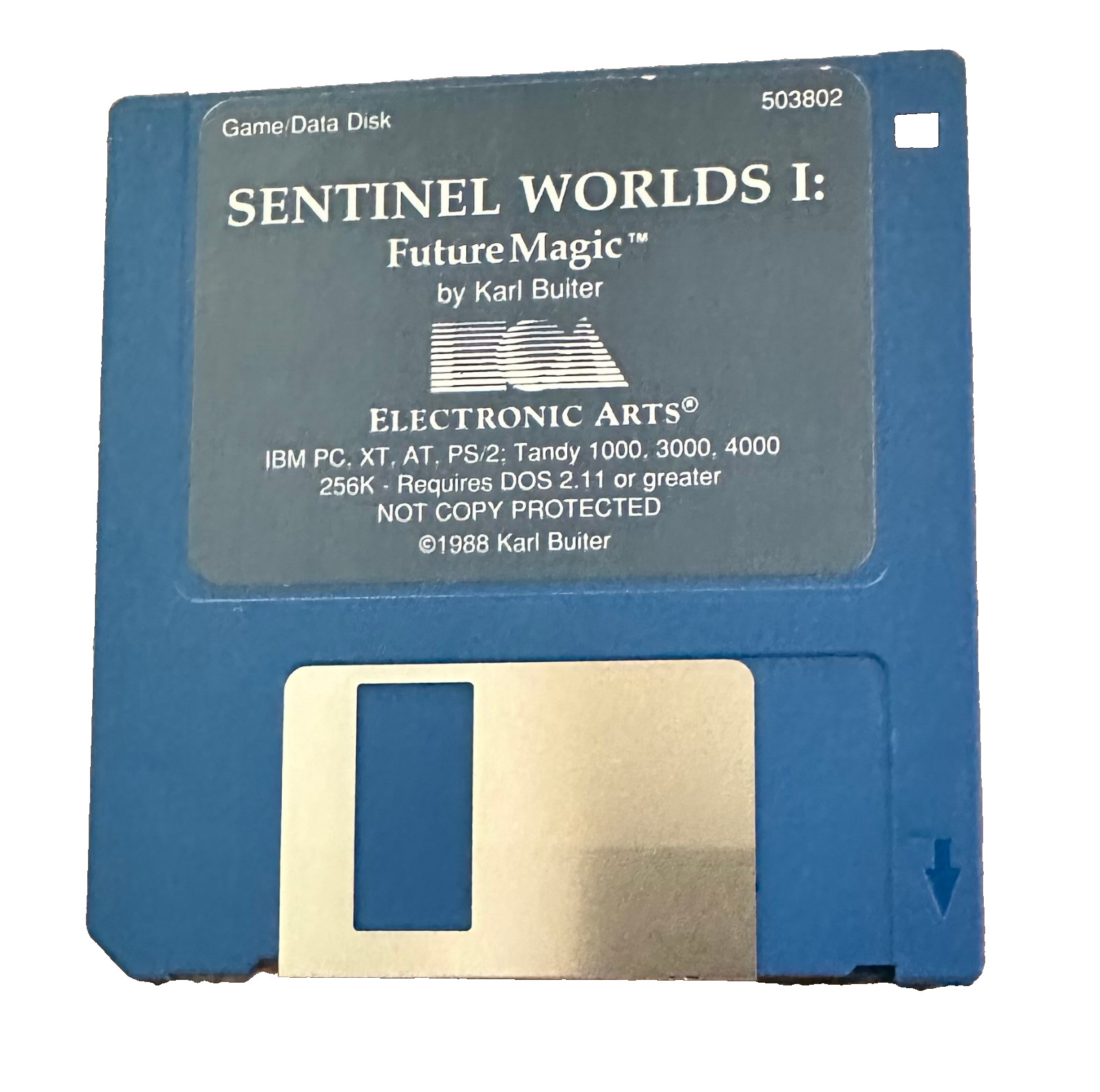 VINTAGE 1988 Sentinel Worlds 1 I Future Magic IBM Computer Game 3.5" Floppy Disc