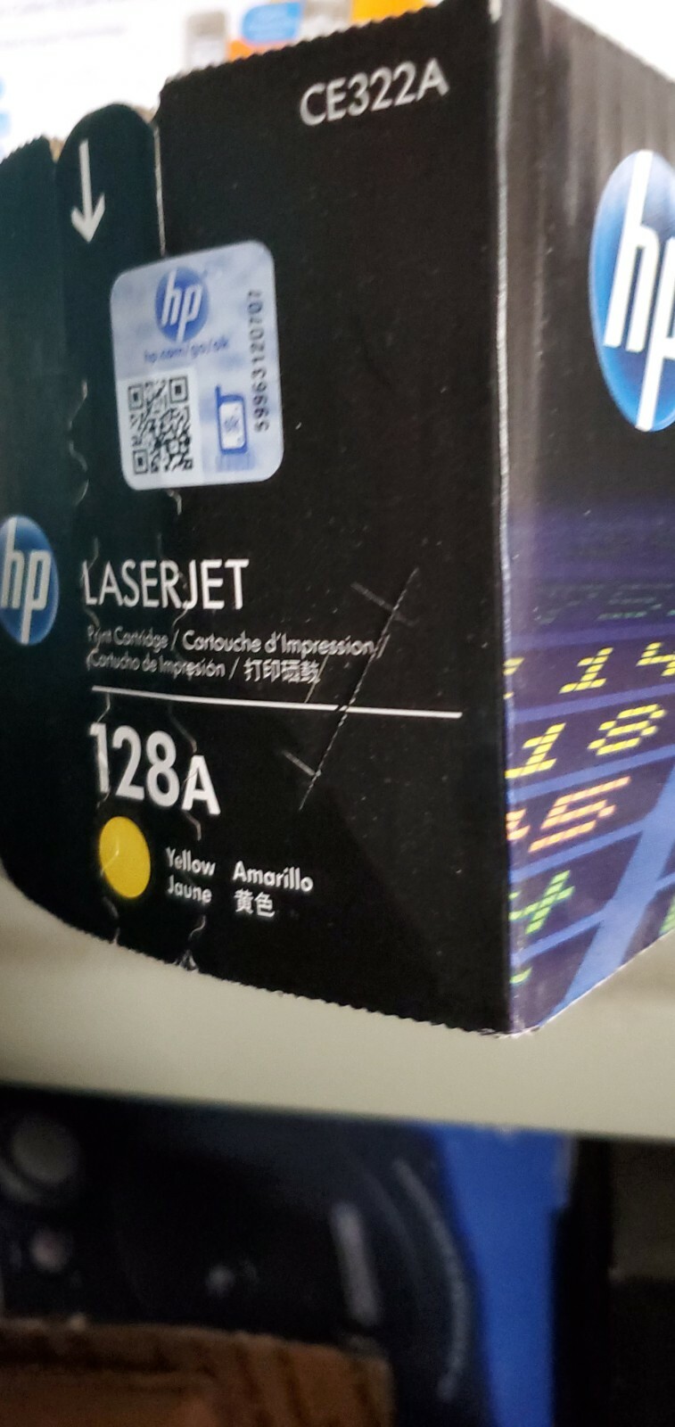 HP CE322A  Toner Cartridge -Yellow 128A