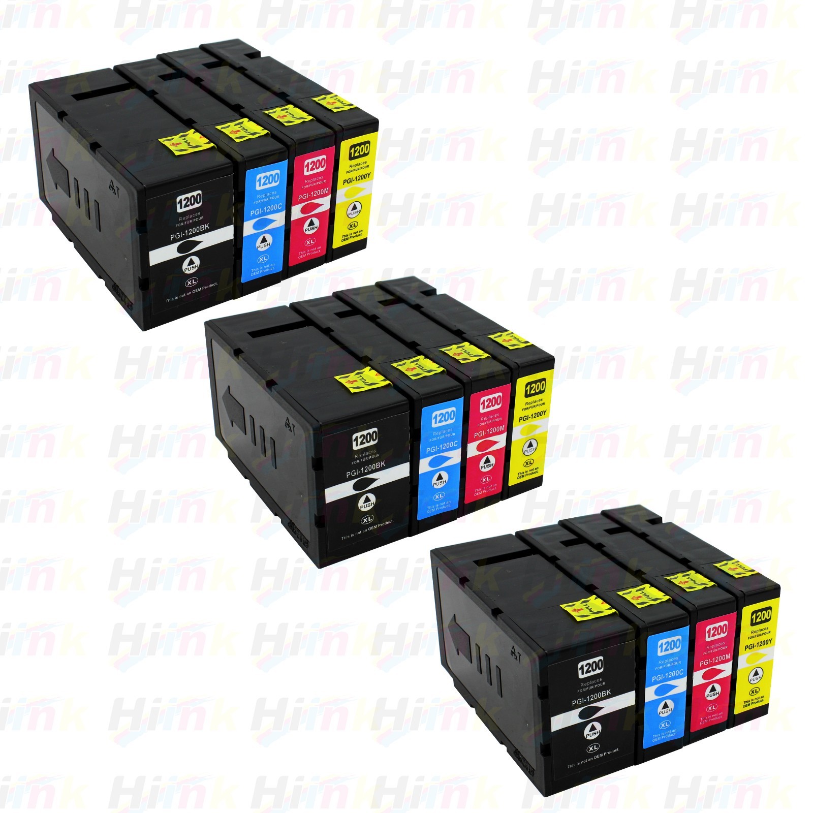 12PK PGI-1200XL High Yield Ink For Canon Maxify MB2020 MB2120 MB2320 MB2720 