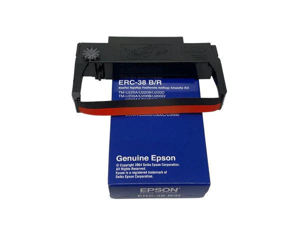 New ERC-38BR Ribbon (Bundle Of Qty 10) for Epson TM-U220B/270/200/300 Red/Black