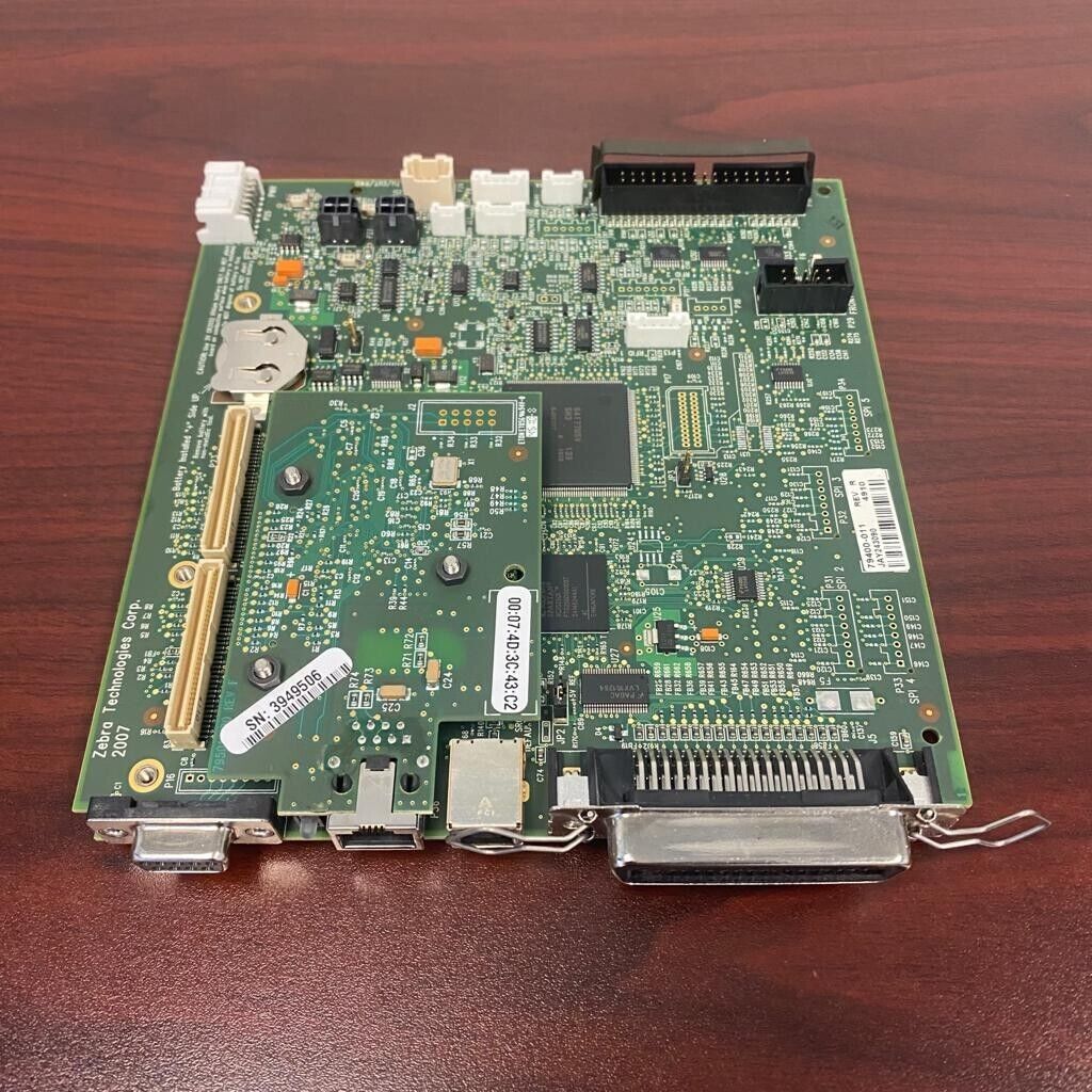 Zebra ZM400 ZM600 Thermal Printer Main Logic Control Board 79400-011 w/ Ethernet