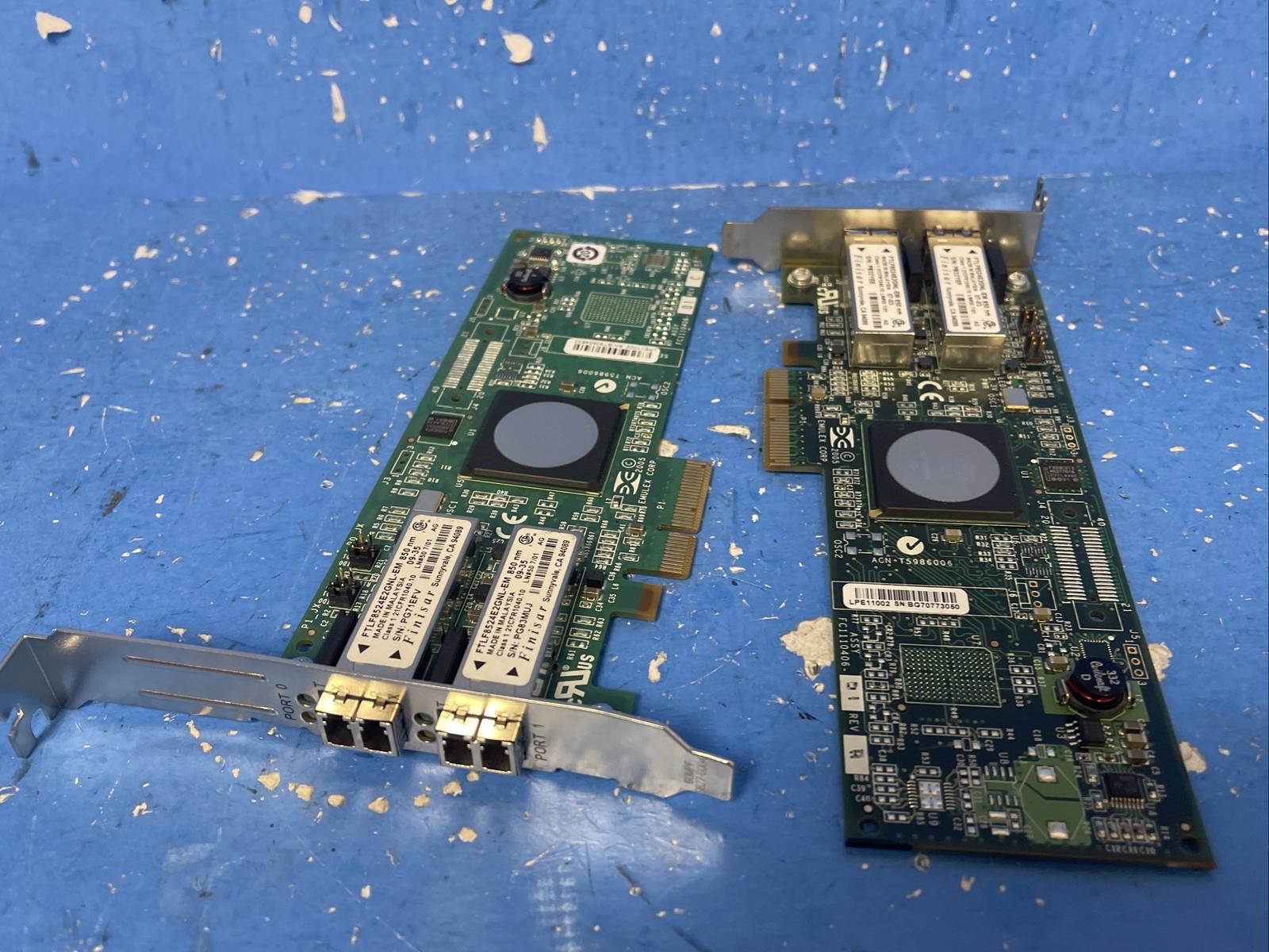 "LOT OF 2"  Emulex  LPe11002 Network Adapter