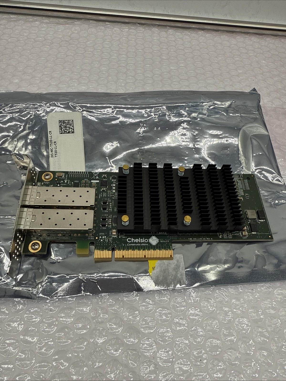 Chelsio T520-LL-CR 10GbE 2-Port SFP+ PCIe Unified Wire Adapter SFF 110-1167-50