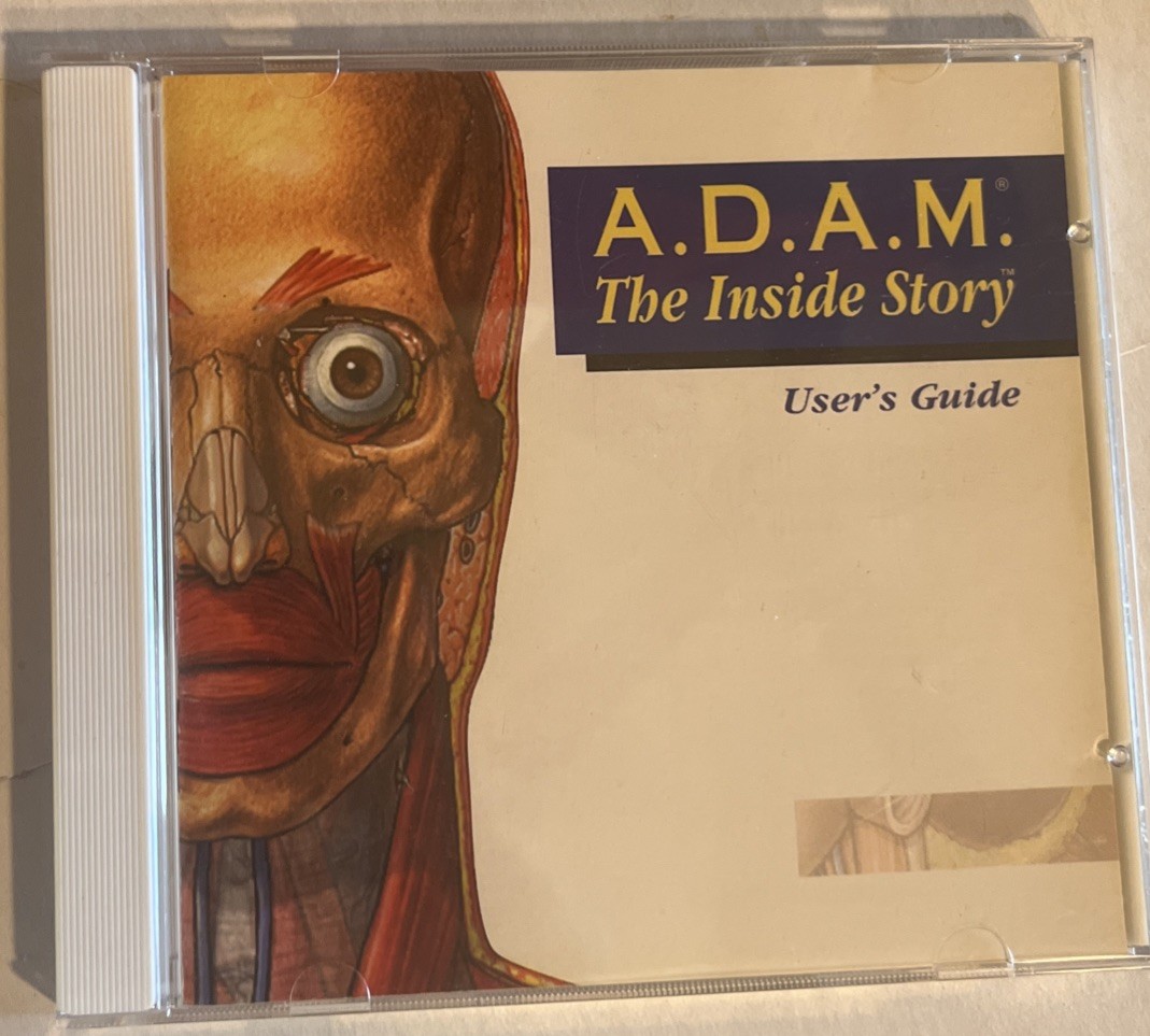 A.D.A.M. The Inside Story (PC/Apple Mac,1995) Windows Adam CPU Game Software.XL