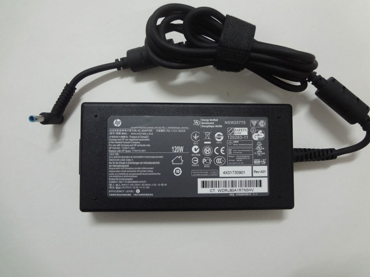 New Genuine 120W 710415-001 19.5V6.15A for HP TouchSmart OMEN Envy 15 17 Charger