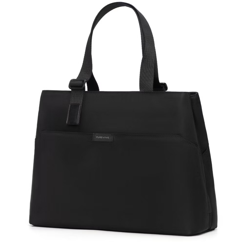 Purevave Large Laptop Carrier Tote Bag - Deep Black