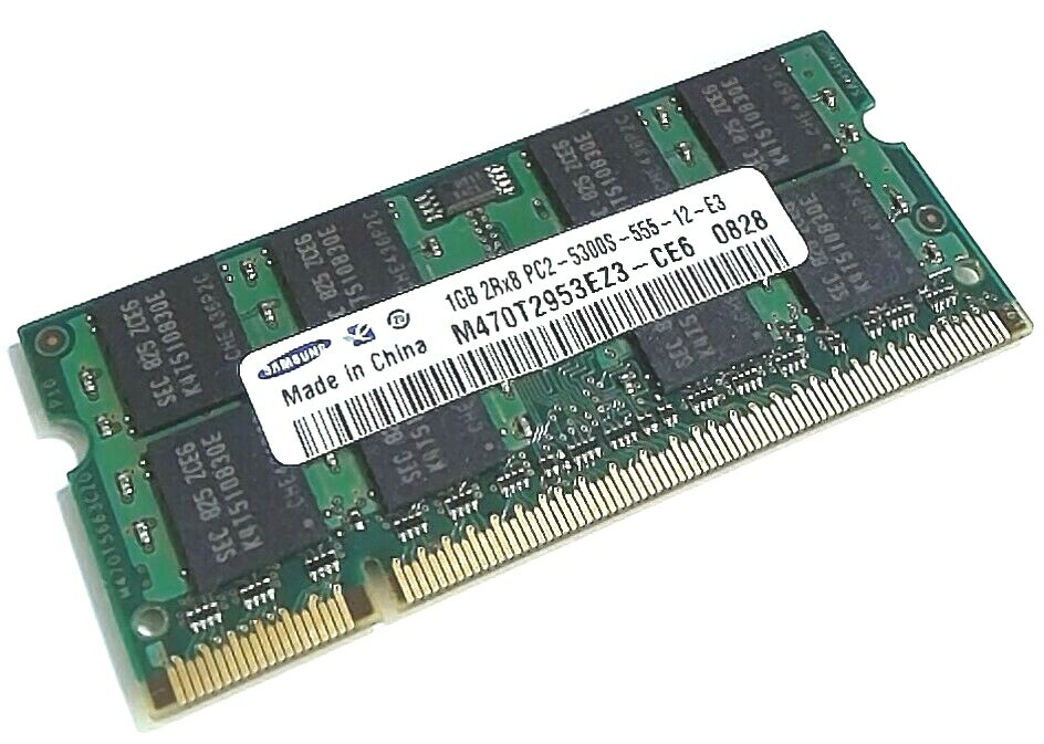 Samsung PC5300 (667Hz) - DDR2 Memory RAM - 1GB - 200 PIN - M470T2953EZ3