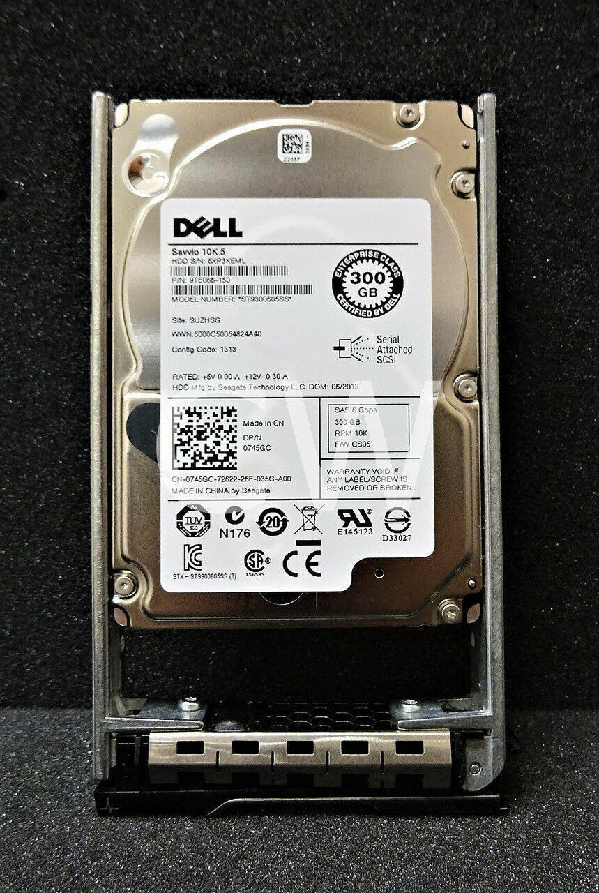 745GC ST9300605SS Dell POWEREDGE 300GB 10K RPM 6Gbps 2.5\