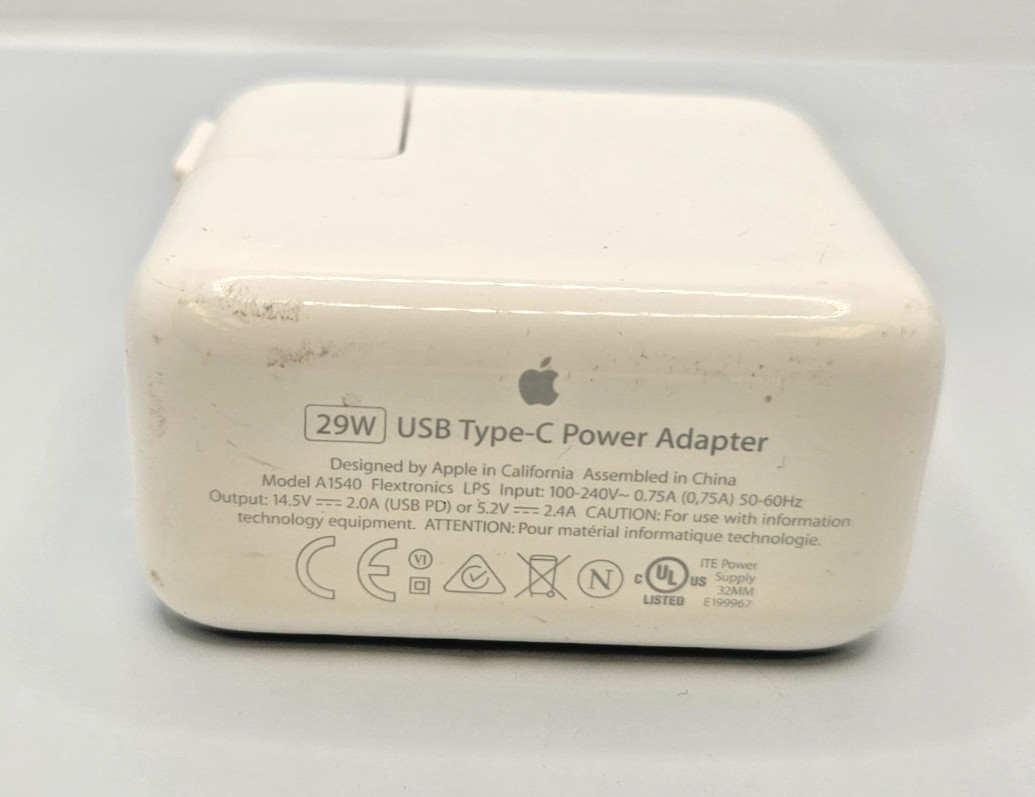 Apple Original OEM Power Adapter Wall Charger 29W 30W 61W 67W 87W 96W 140W USB-C