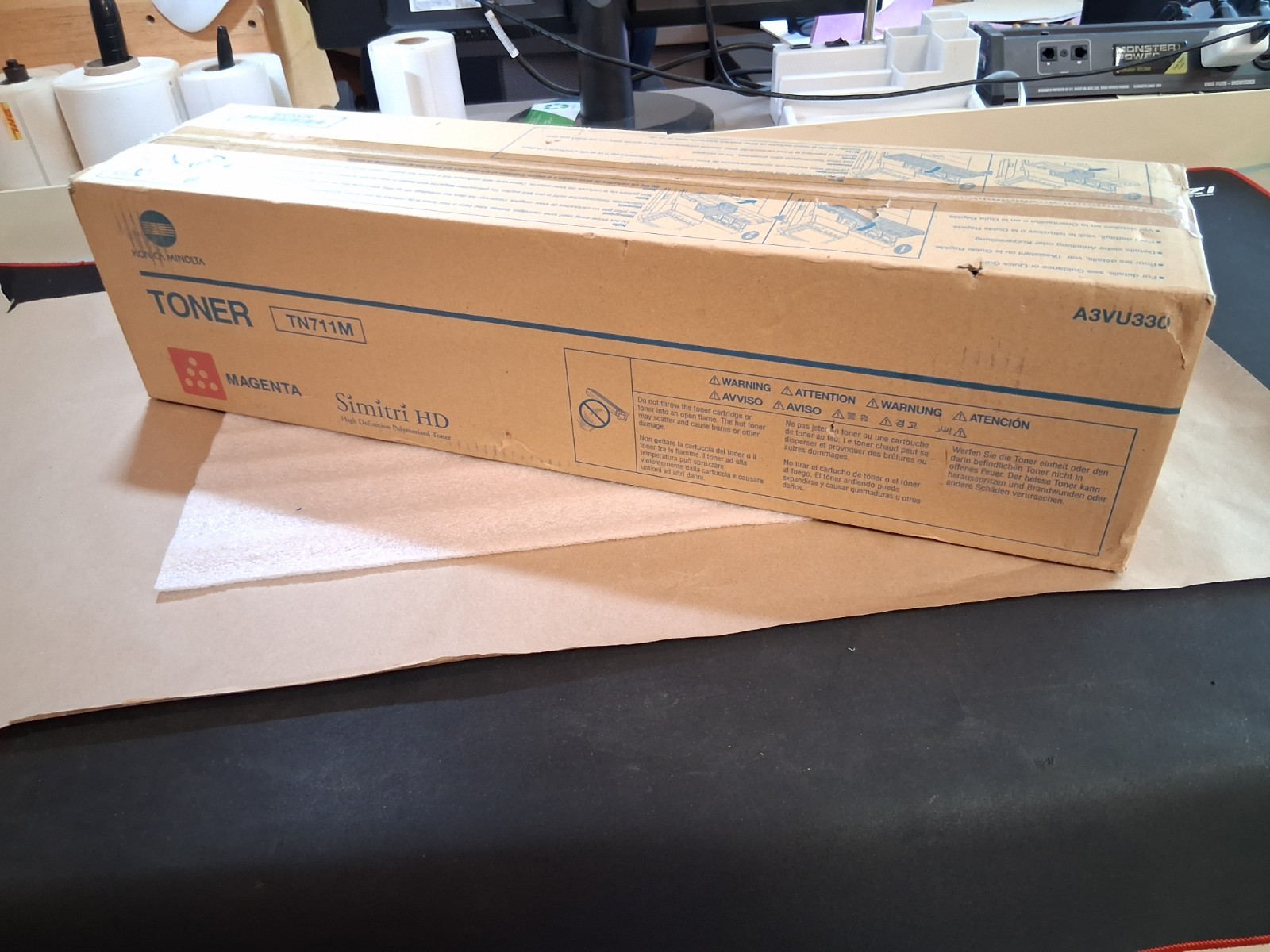 Konica Minolta TN711M A3VU330 Magenta Toner Cartridge