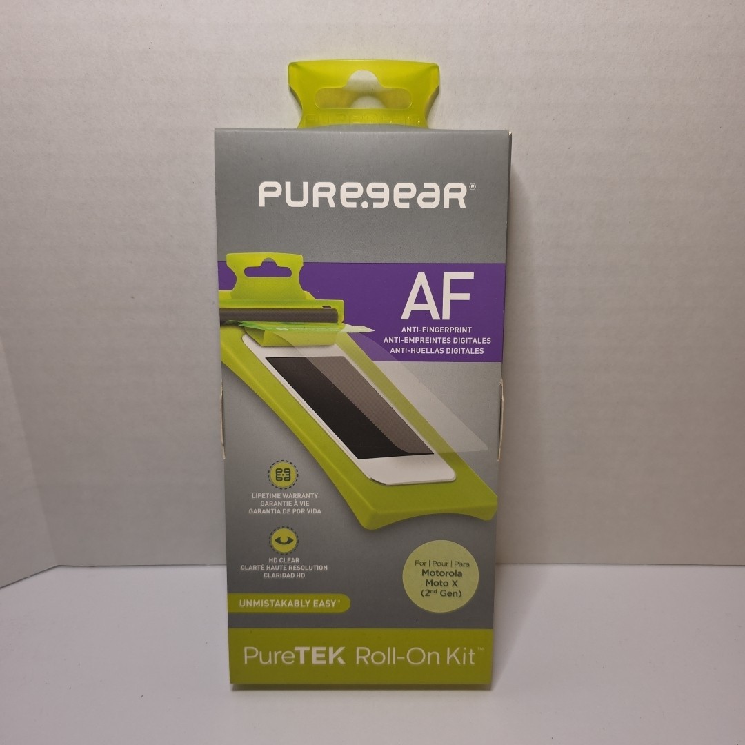 PUREGEAR PURETEK ROLL-ON SCREEN PROTECTOR (ANTI-FINGERPRINT)  MOTO X 2ND GEN NEW