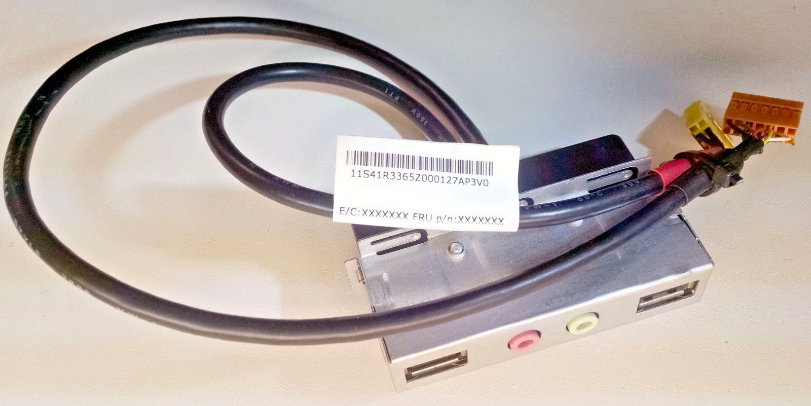 IBM Lenovo ThinkCentre front I/O Audio/USB Panel w/ Cables 2G263-01
