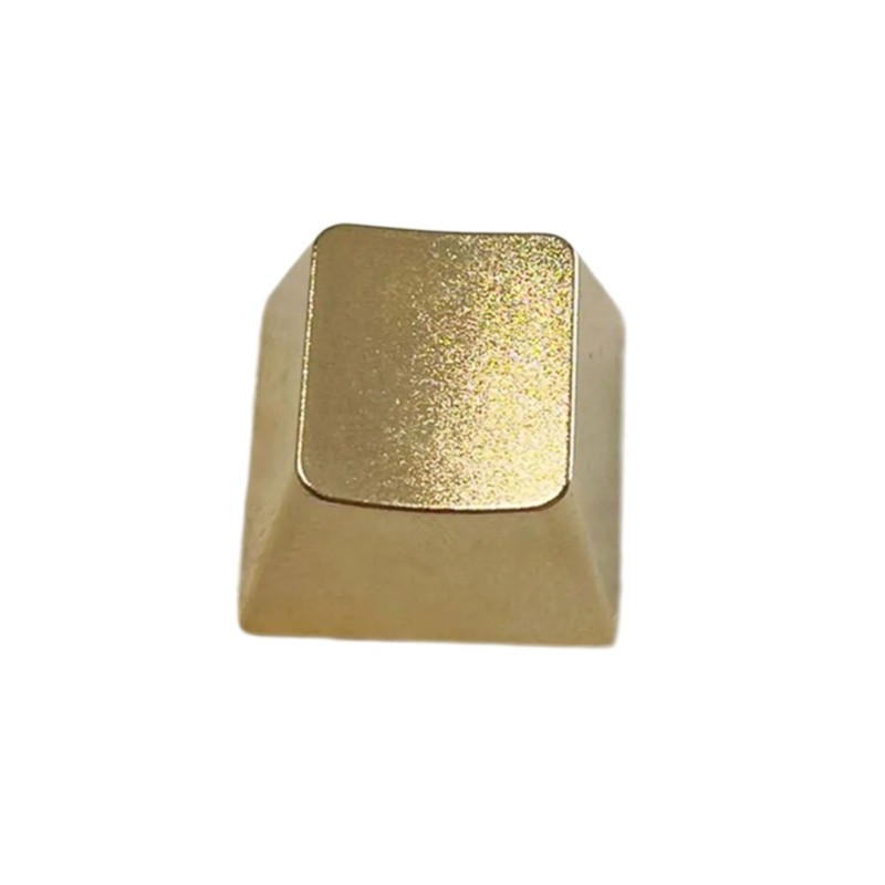 1PC Metal Keycap Gold Zinc Alloy for Mechanical Keyboard Customization