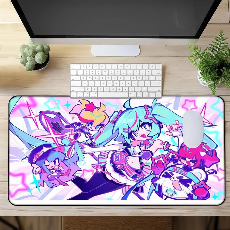 Hatsune Miku Vocaloid Themed Gaming Desk Mat Mouse Pad