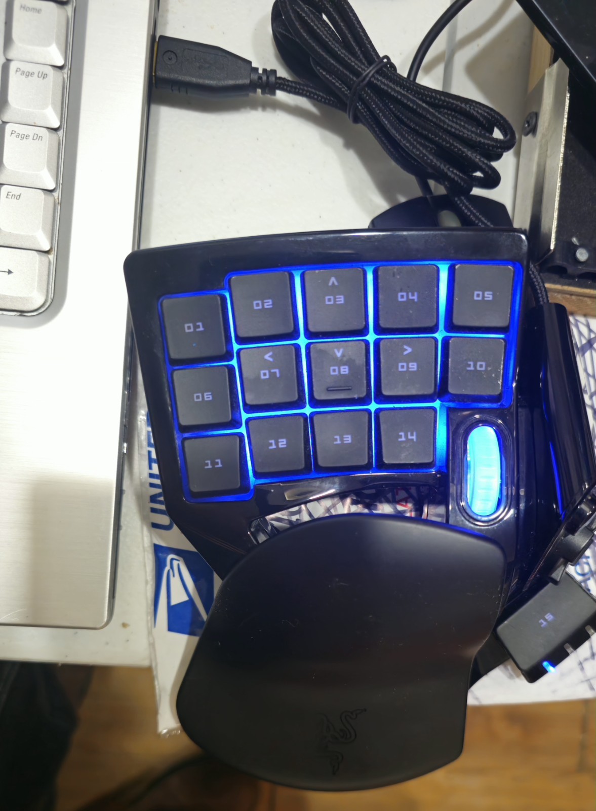 🔴Razer Nostromo RZ07-0049 Wired Keyboard (left Handed) 