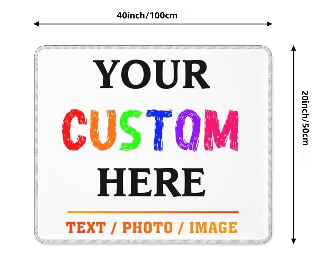 Custom Mouse Pad Personalized Design Desk Mat Desk Decor for Graduation Gifts