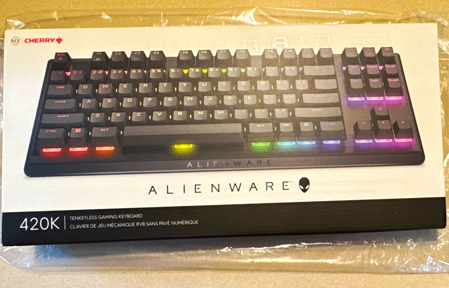 Alienware 420K TKL Wired RGB Gaming Keyboard AW420K-B-WW