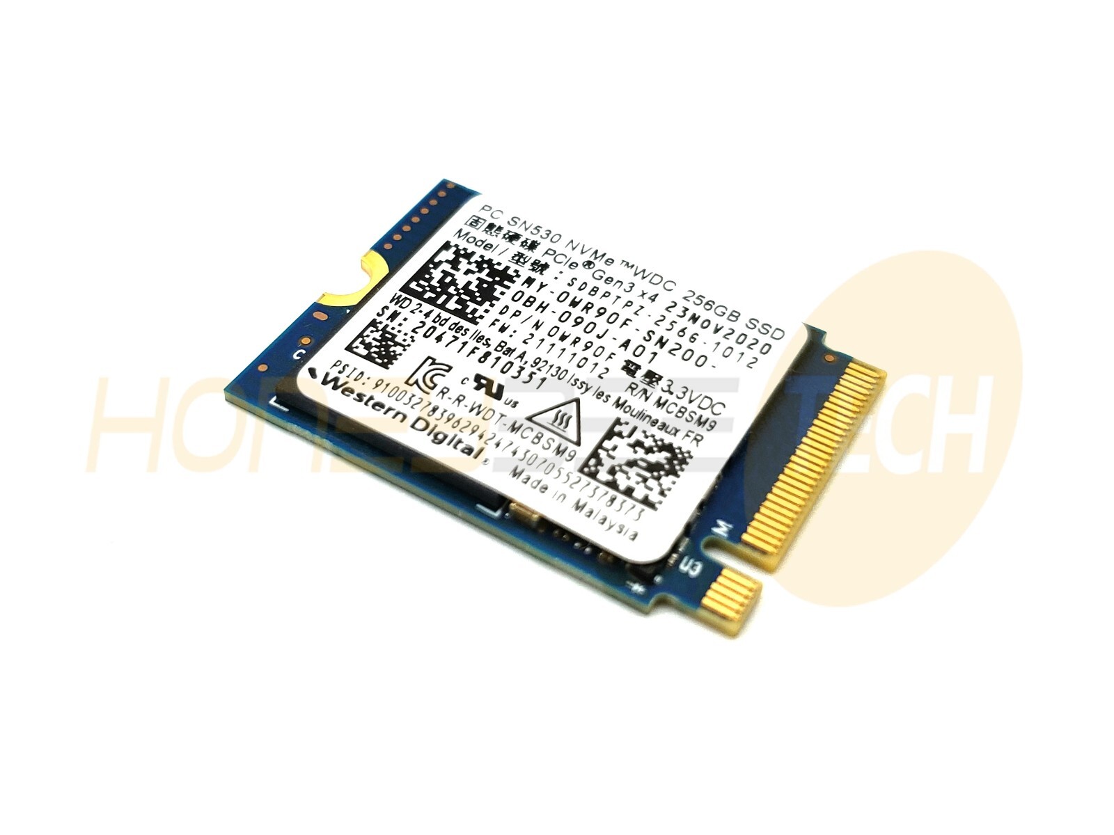 GENUINE DELL 256GB PCIE NVMe M.2 2230 SSD SOLID STATE DRIVE WR90F 0WR90F TESTED