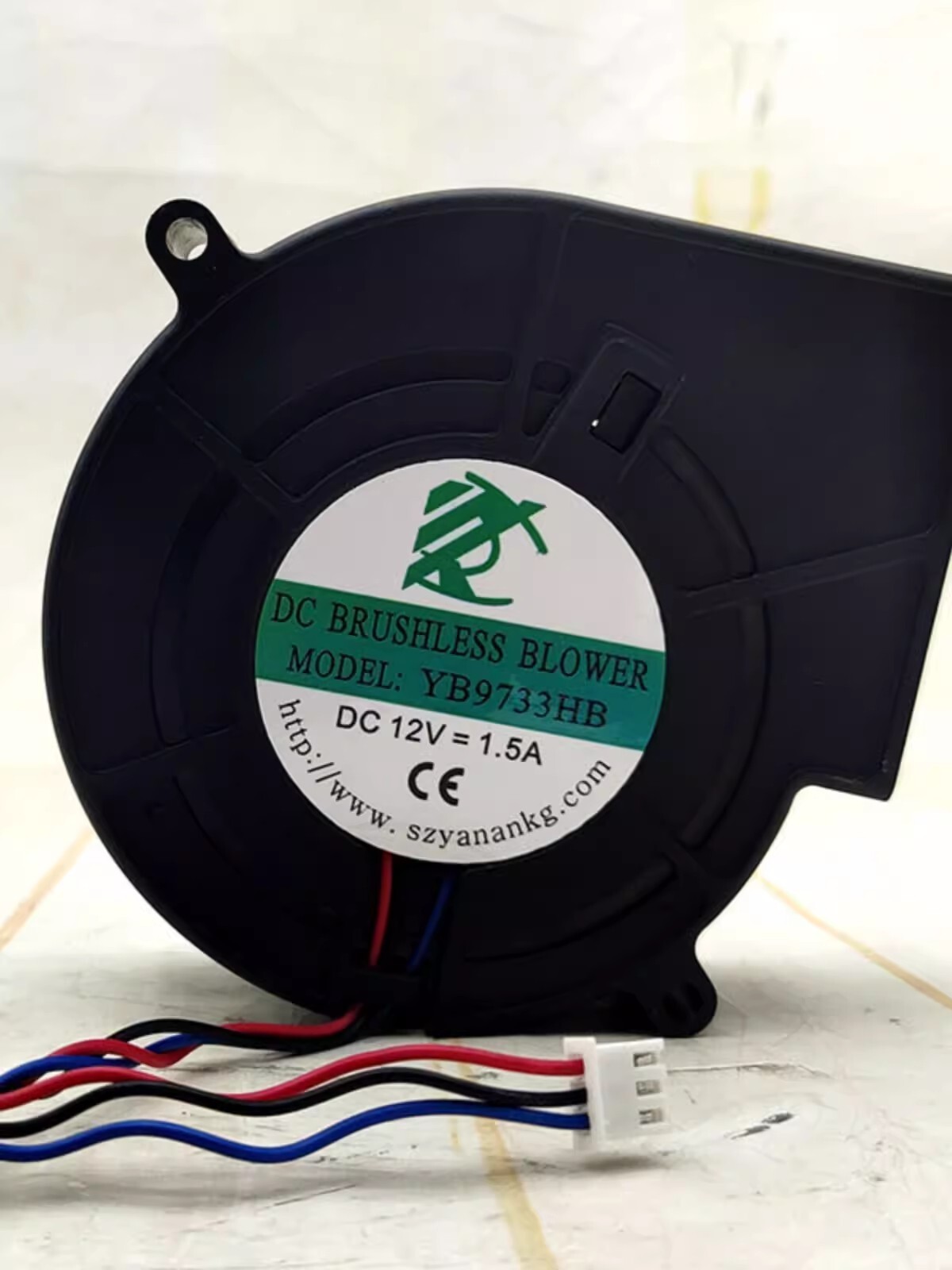 1PCS YB9733HB 9733 DC12V 1.5A 9CM 3-Wire Turbo Cooling Fan