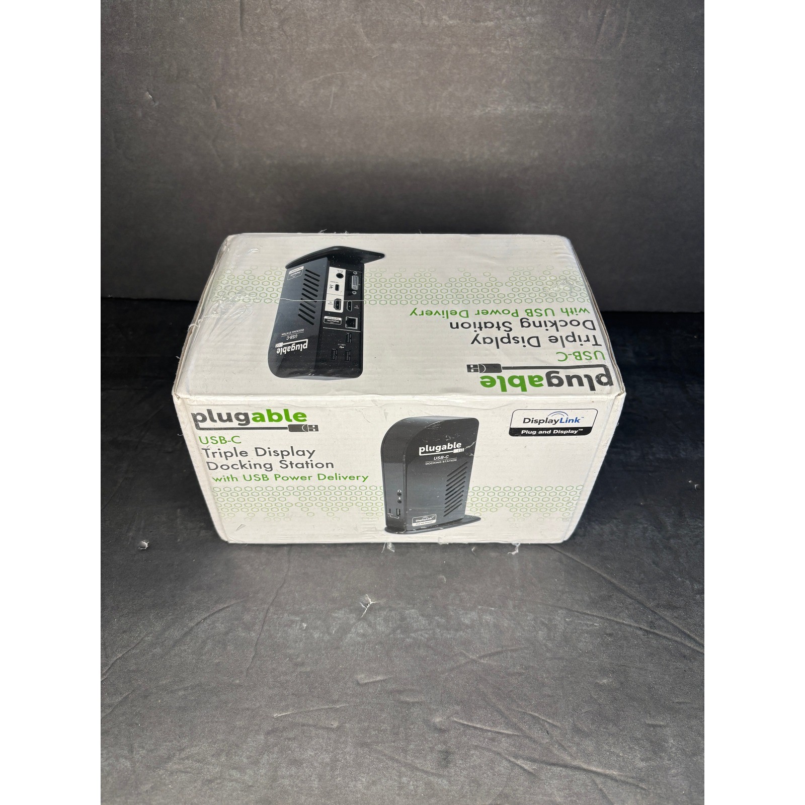 Plugable USB-C Triple Display Docking Station with USB Power Delivery UD-ULTCDL