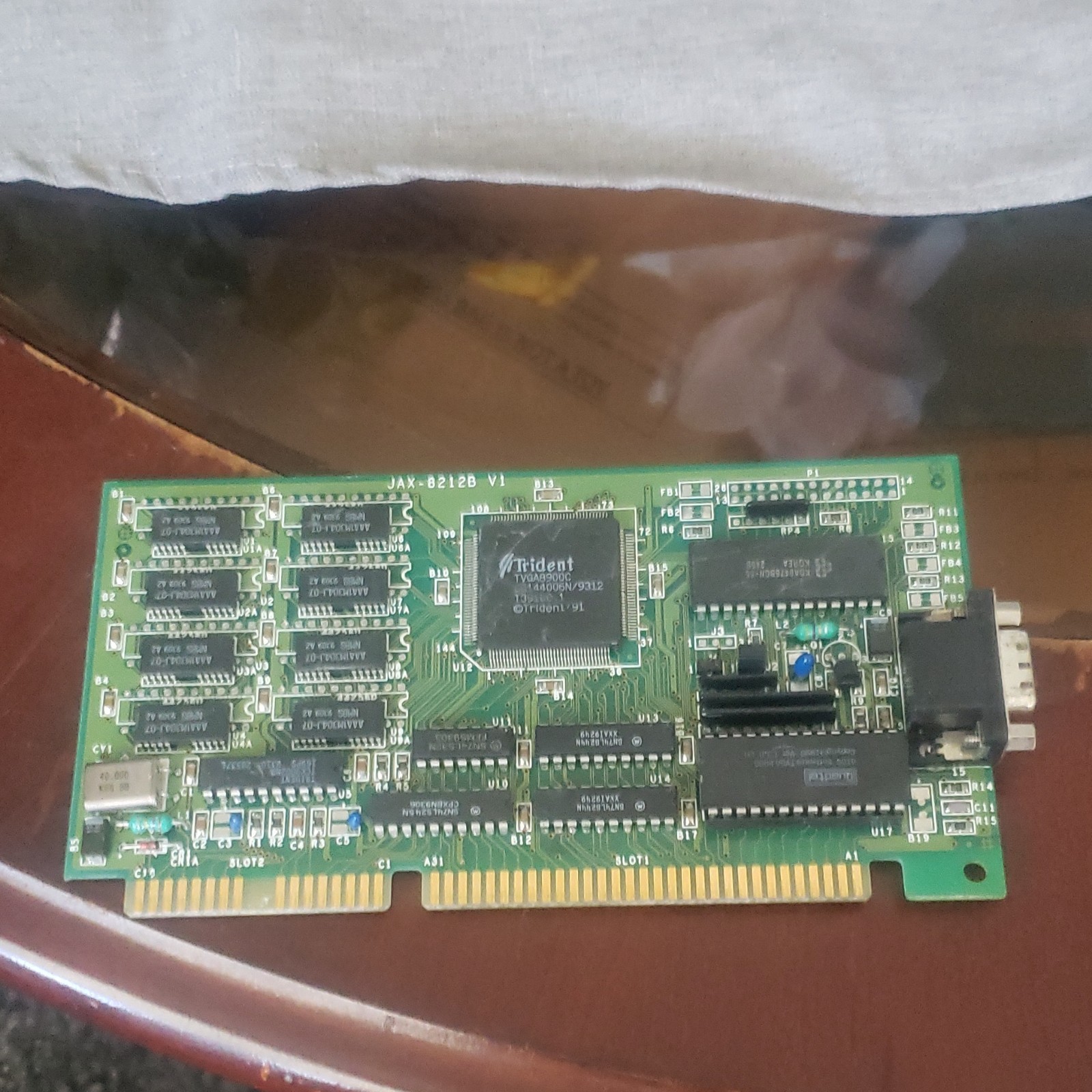 Trident JAX-8212B V1 Vintage GPU Graphics Card, Vintage Model JAX-8212B V1