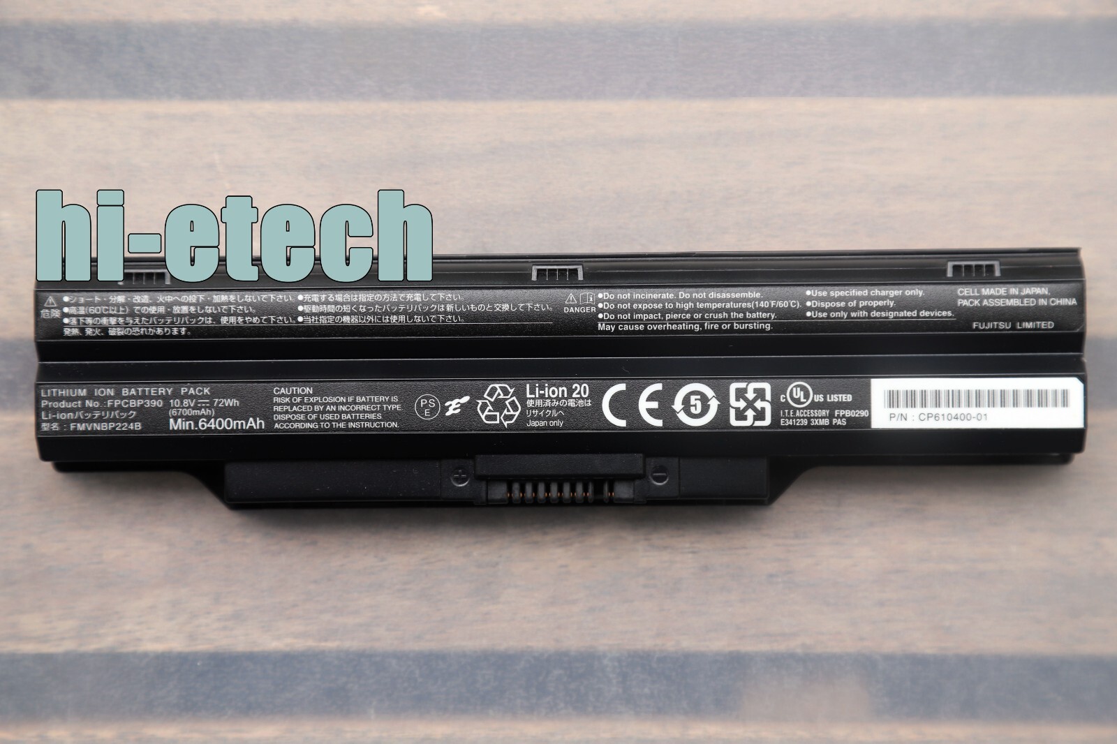 New Genuine FPCBP390 FPCBP391 FPCBP392 Battery for Fujitsu LifeBook SH782 Series