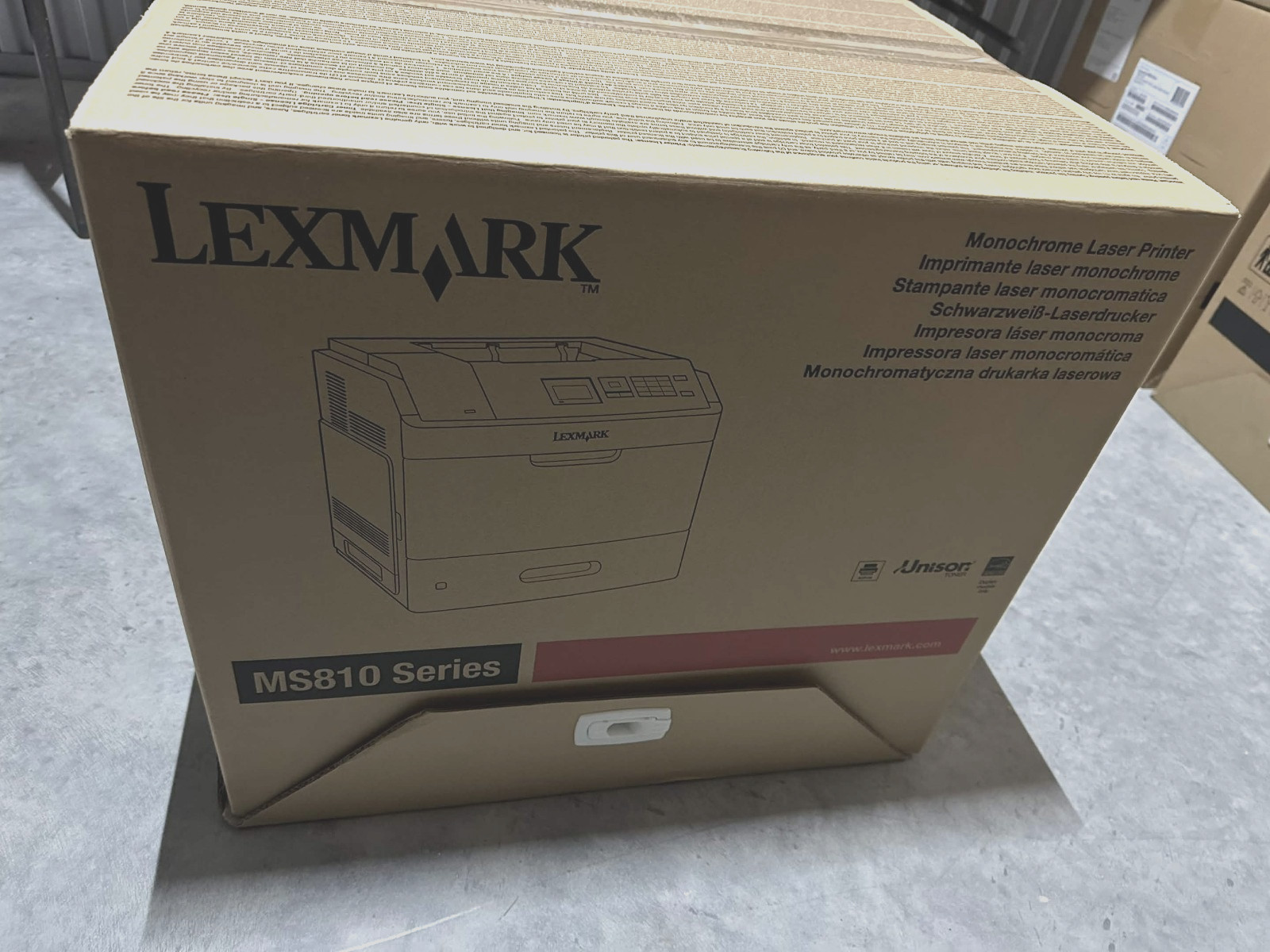NEW SEALED Lexmark MS810dn Laser Printer 40GT135 220V w/ 20k Cartridge Bundle
