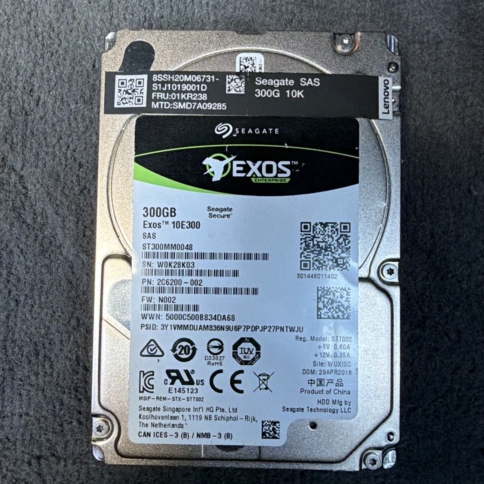 Seagate Exos 10E300 300G 2.5" Internal Hard Drive (ST300MM0048)