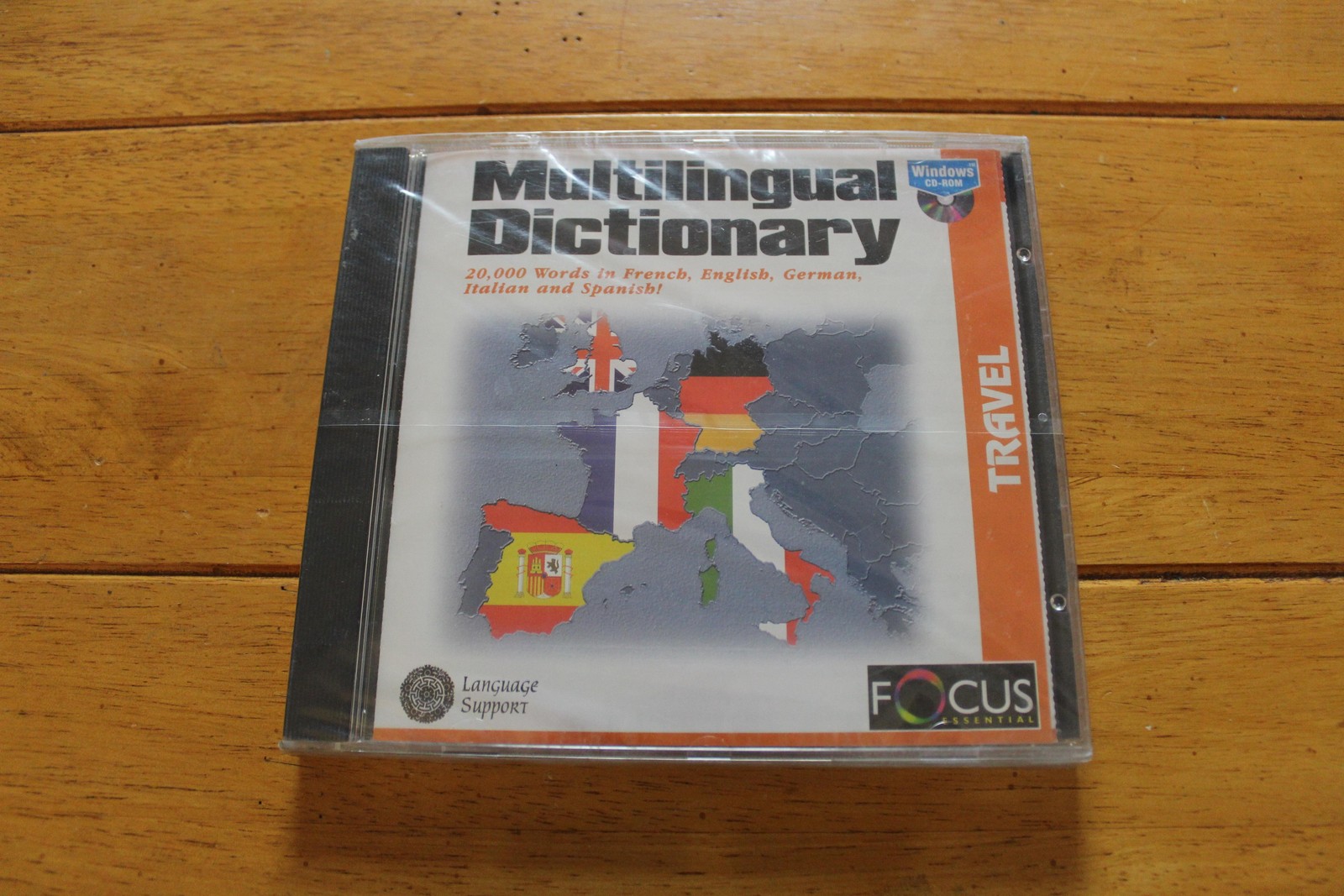 Focus Essential Multilingual Dictionary Windows CD-ROM Language Learning PC