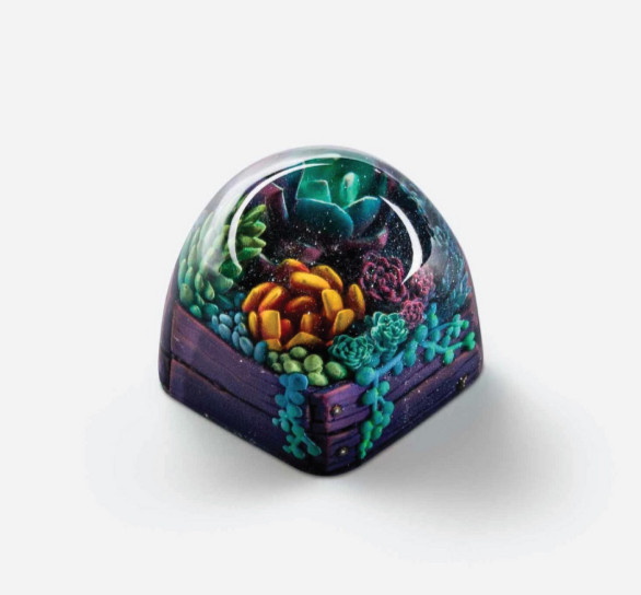 🔥Dwarf Factory Artisan Keycap - Terrarium V2 Aqualia NEW - Sold out HTF🔥