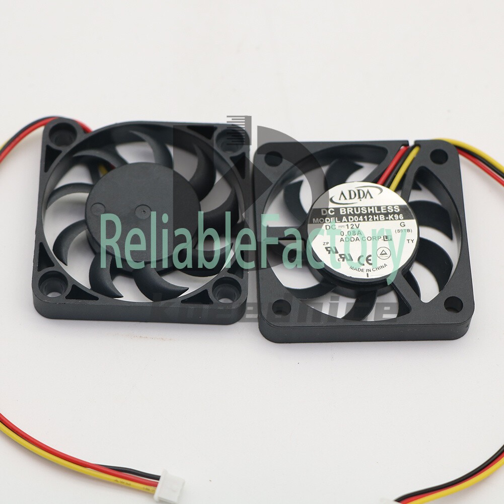 10Pcs New AD0412HB-K96 Computer fan 12V 0.08A 40*40*7mm 3wire #US