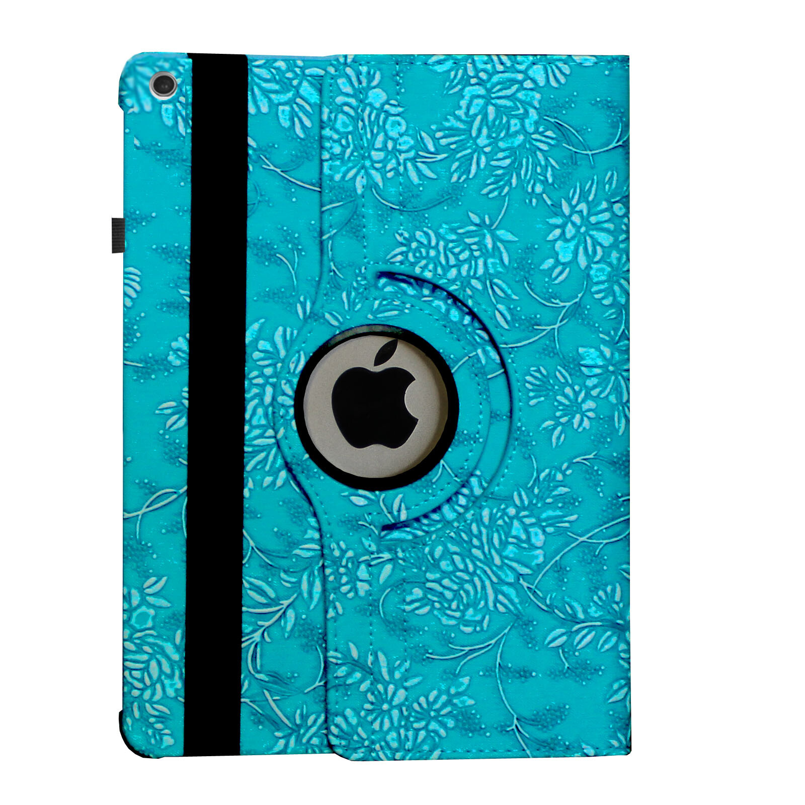 For iPad 10.2 9th 8th 7th Generation 360 Rotating Leather Smart Stand Case Cover