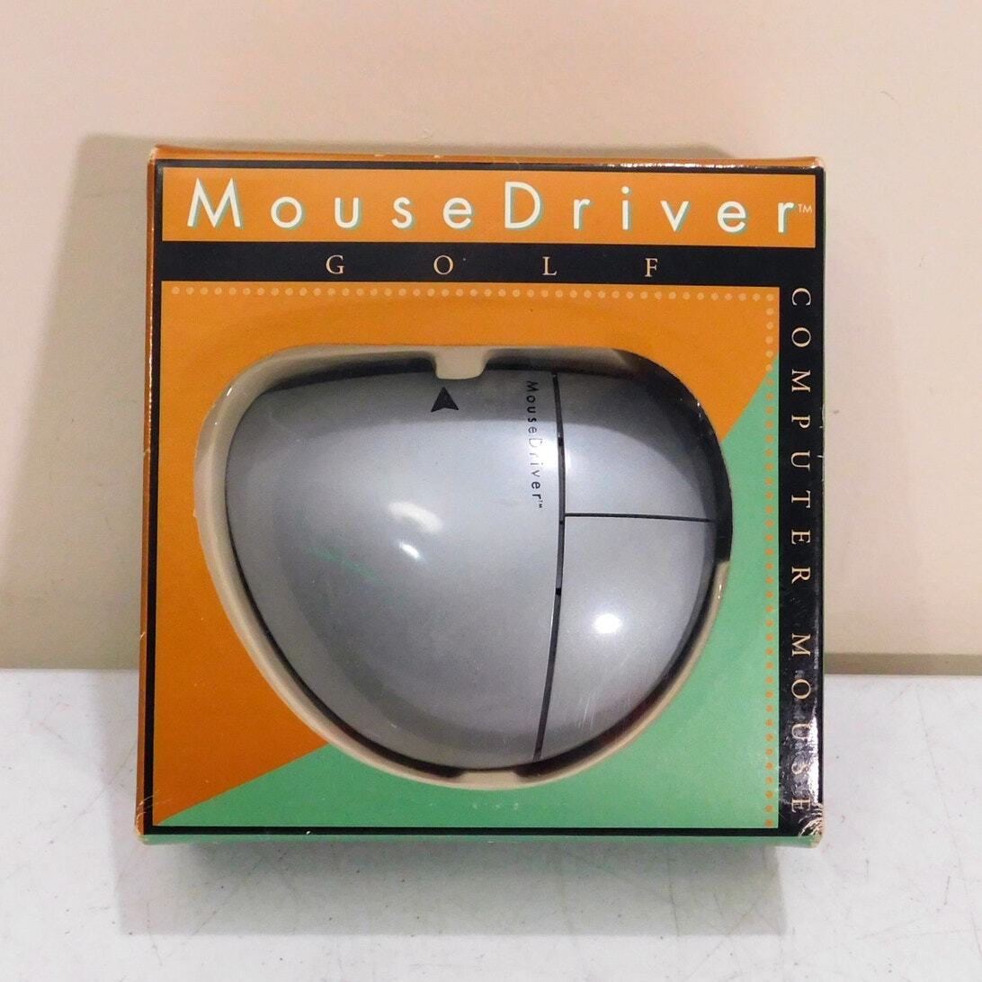 Vintage Mouse Driver Golf Club Computer Mouse Wired New Open Box