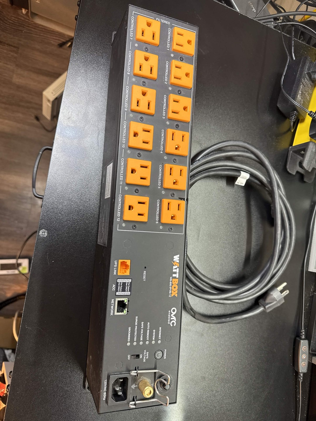 WattBox WB-800-IPVM-12 12-Outlet IP Power Conditioner OvrC - Tested, Reset