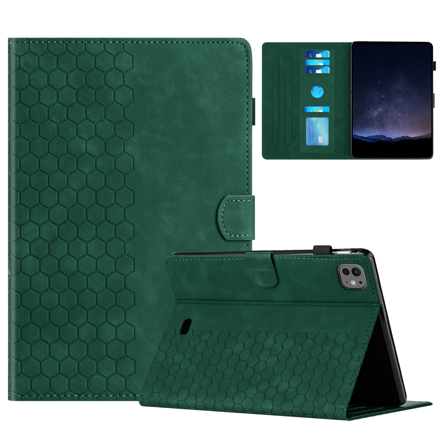 Flip Embossed PU Leather Cover For iPad Pro 11/Mini 6/iPad 7th/8th/9th/10th Gen