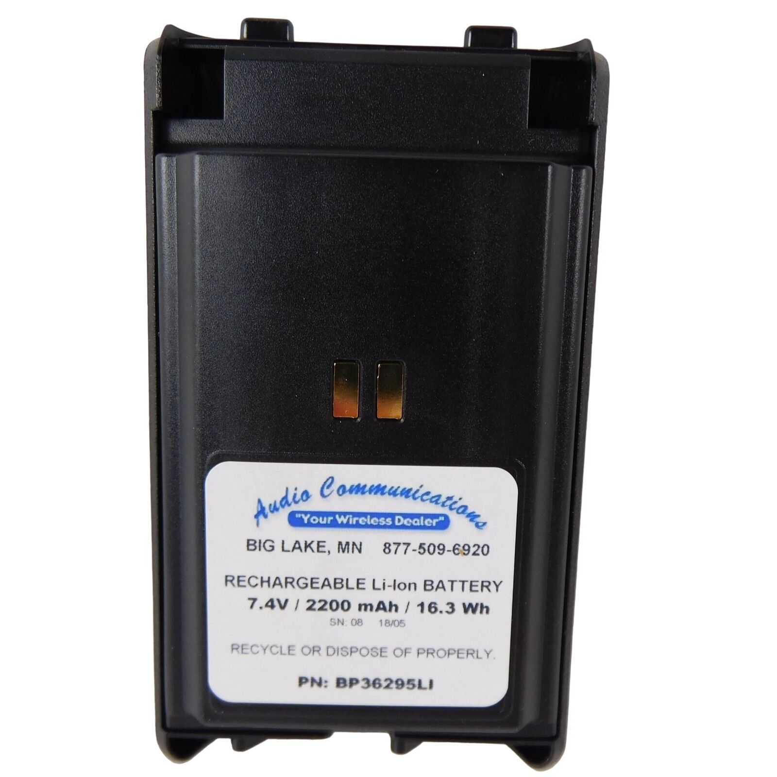 Rechargeable Li-ion Battery 2200 mAh 7.4v 16.3wh