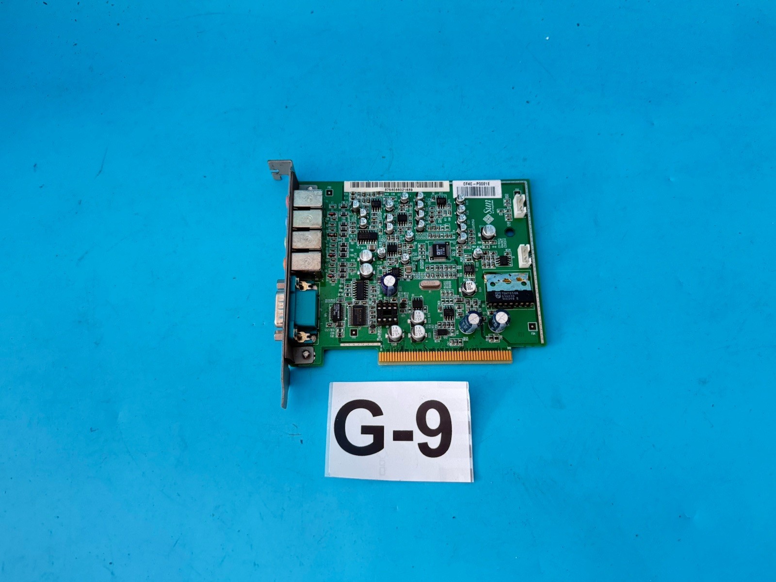 Sun Microsystems PCI Audio Sound Card 375-3038-02 – Vintage Retro PC Interface