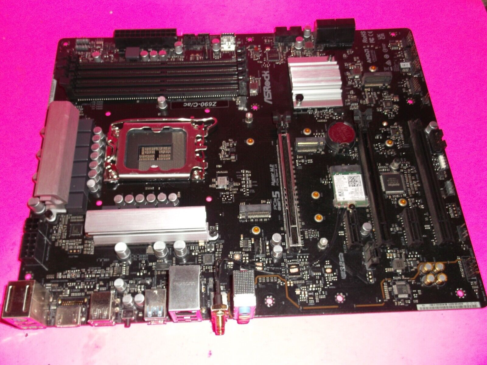 AS ROCK Z690 C/A MOTHERBOARD (PART/REPAIR ONLY)
