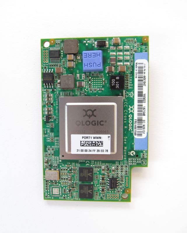 IBM 44X1947 8242 QLogic 8Gb Fibre Channel Expansion Card (CIOv)
